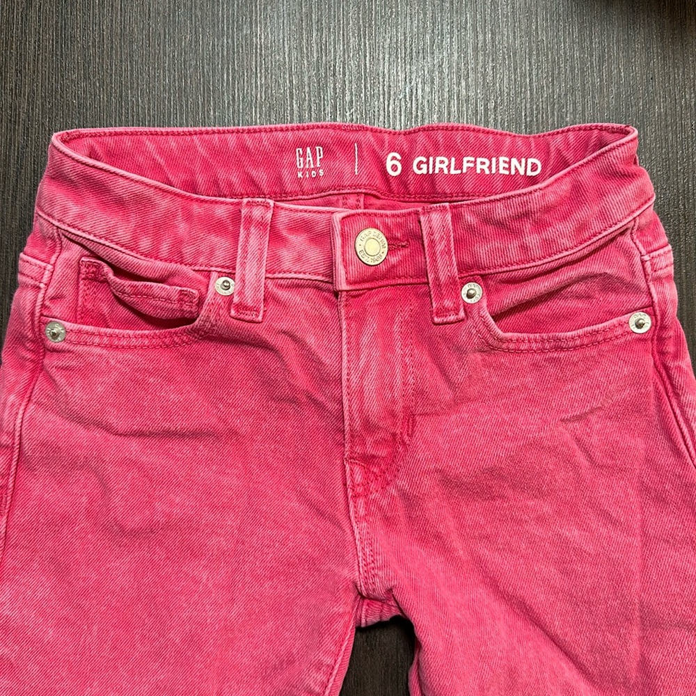 Gap Kids Pink Girlfriend Jeans